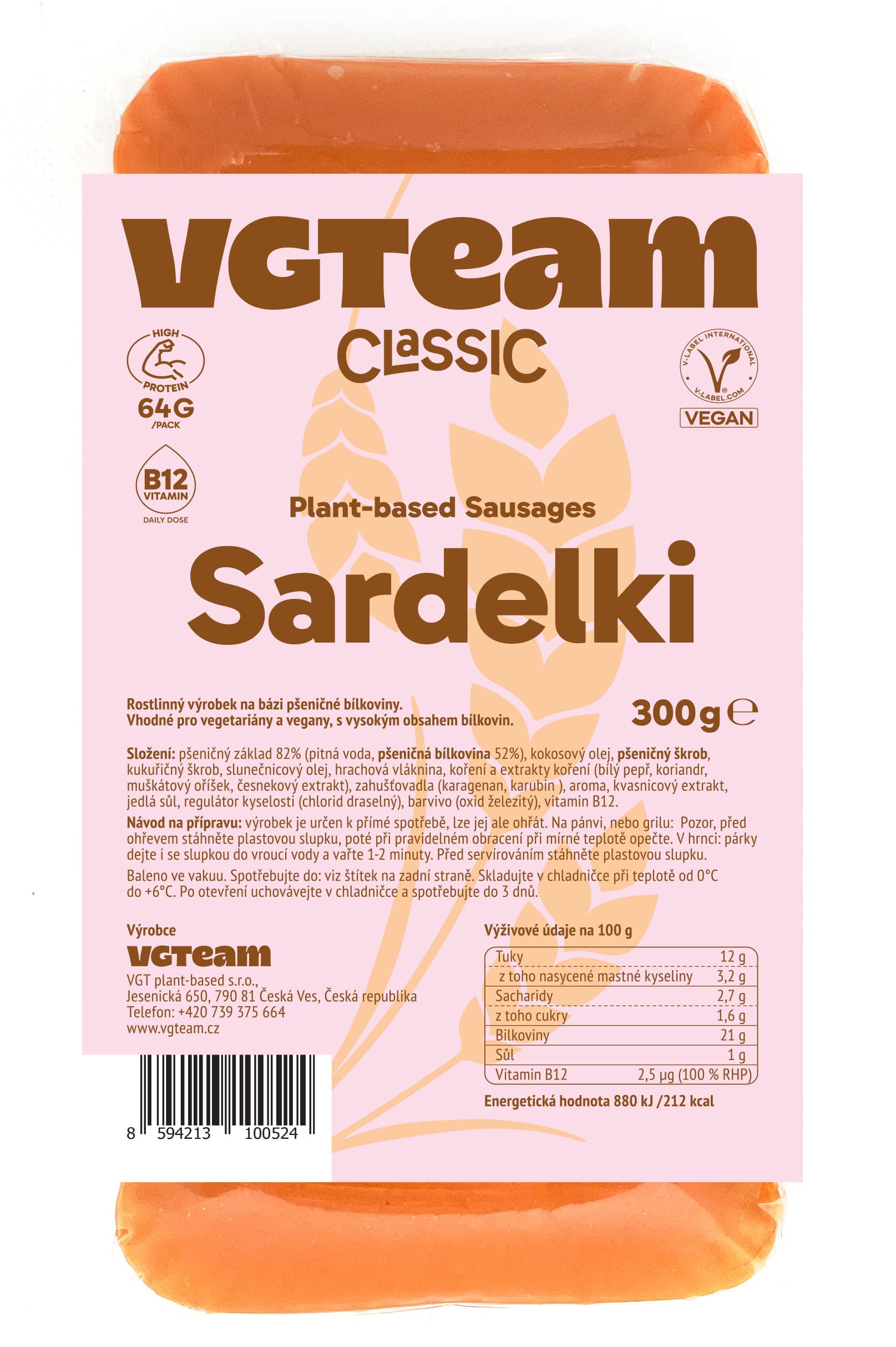 Plant-Based sausages "Sardelki"